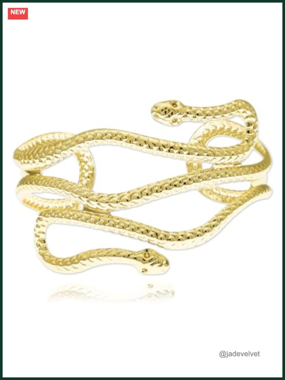 Adjustable Snake Arm Cuff Bracelet Egyptian Cleopatra Costume Cosplay